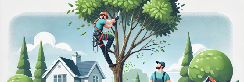 illustration élagage des abres