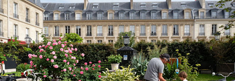 Diversite Jardins Quartiers Paris 17eme Trois types jardins Paris 17ème : familial Batignolles, bourgeois Monceau, espace urbain contraint avec jardiniers travail