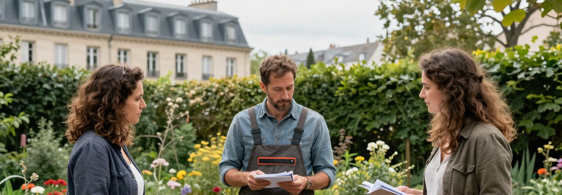 Jardinier Services Complets Paris 7eme Professionnel jardinage présentant gamme services client jardin résidentiel Paris 7ème arrondissement haussmannien