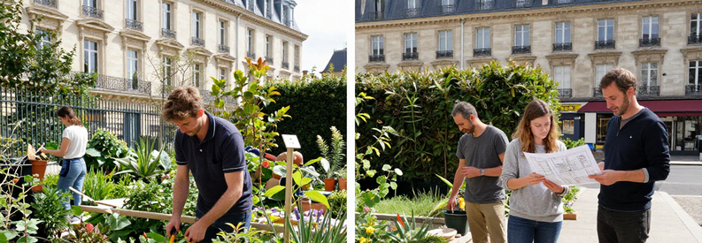 Jardiniers Professionnels Paris 11 Arrondissement Trois types de jardiniers professionnels intervenant sur différents espaces verts dans le 11ème arrondissement de Paris