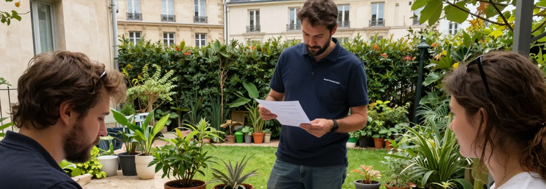 Processus Selection Jardinier Paris 12 Étapes de sélection jardinier : formulaire projet, présentation offres, comparaison estimations dans jardin parisien