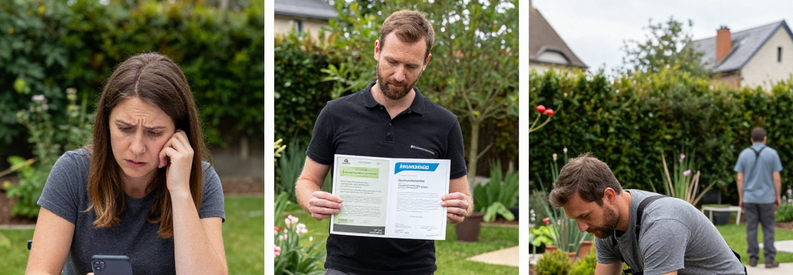 Jardinier Lyon 3 Verification Professionnelle Comparaison : doute sur annonce locale vs confiance avec jardinier vérifié et assuré à Lyon 3ème