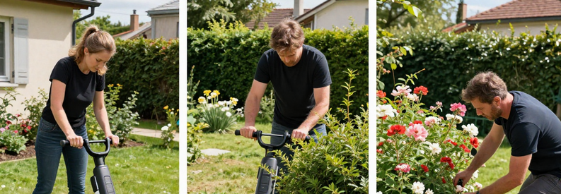Jardinier Lyon Tonte Taille Desherbage Trois services jardinier Lyon : tonte pelouse, taille haie, désherbage manuel avec tarifs différenciés selon la prestation.