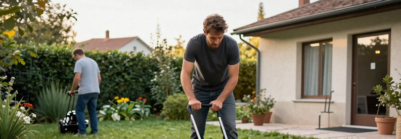 Jardinier Tonte Pelouse Lyon 8eme Professionnel tondeuse pelouse jardin Lyon, entretien régulier résidentiel authentique