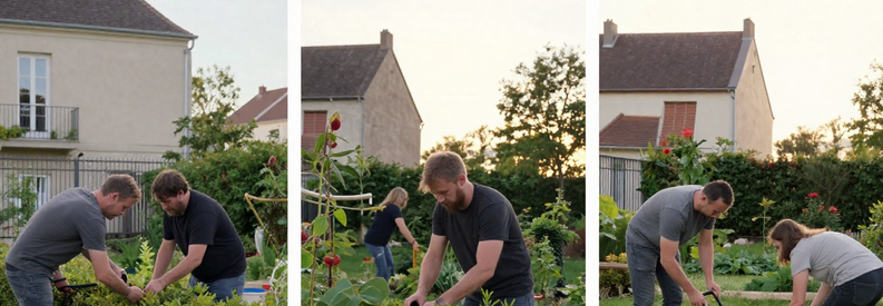 Jardiniers Rhone Couverture Territoriale Réseau de jardiniers couvrant le Rhône : zones urbaines lyonnaises, périurbaines et rurales avec professionnels à l'œuvre.