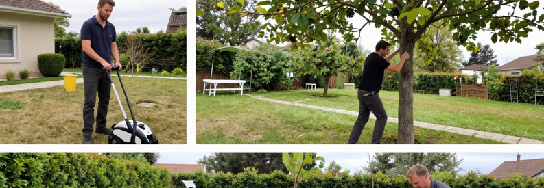Prestations Jardinage Rhone Tonte Elagage Trois prestations jardinier Rhône : tonte pelouse simple, élagage technique, jardin entretenu. Complexité et tarifs variables selon prestation.