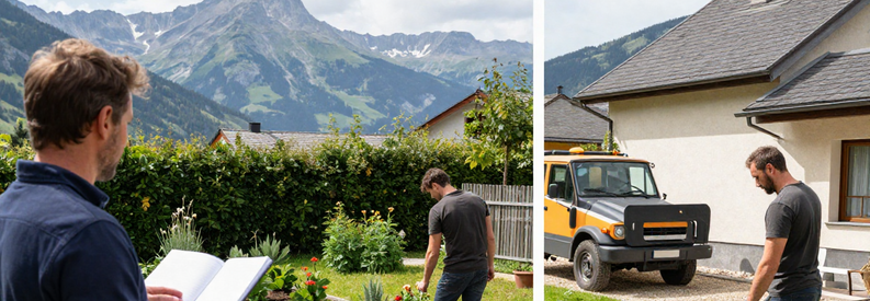 Processus Mise Relation Jardinier Rhone Alpes Trois étapes mise relation client jardinier professionnel région Auvergne-Rhône-Alpes