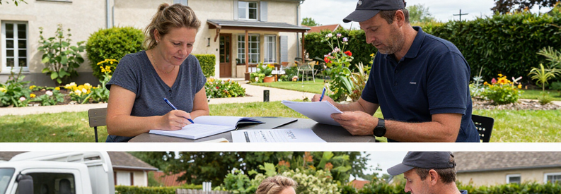 Processus Mise Relation Jardinier Seine Marne Étapes mise relation client jardinier : demande, consultation offres, accord intervention jardin Seine-et-Marne
