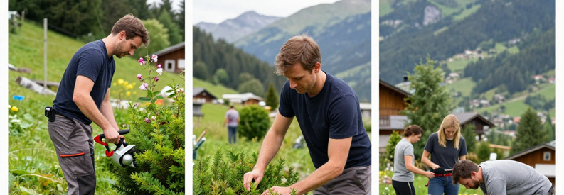Services Jardinage Haute Savoie Tonte Taille Nettoyage Professionnels Jardiva en Haute-Savoie effectuant tonte pelouse, taille haie et nettoyage massifs en interventions d'entretien régulier