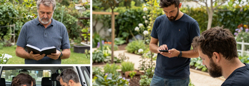 Selection Jardinier Marseille 12eme Processus de mise en relation : client décrit projet, jardiniers reçoivent demande, client compare offres et choisit professionnel à Marseille 12ème.